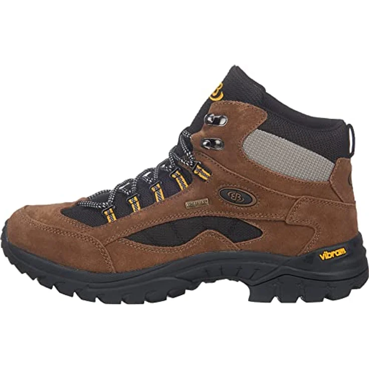 Brütting Herren Wanderschuhe, robuste Outdoorschuhe aus Wildleder, Größe 43, Braun – Bild 2