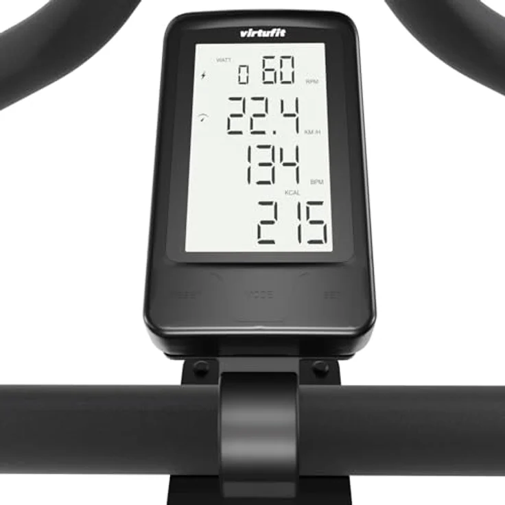VirtuFit RS200i Indoor Cycle, Magnetisches Speedbike mit Bluetooth, 22 kg Schwungrad und ergonomischem Lenker – Bild 5