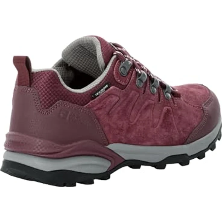 Jack Wolfskin REFUGIO TEXAPORE LOW W Hikingschuh, Veloursleder/Textil, gute Dämpfung und Halt, für Damen – Bild 5