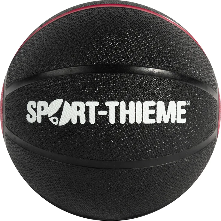Sport-Thieme Medizinball, 1 kg, luftgefüllt, genarbte Oberfläche, orange, Durchmesser 195 mm