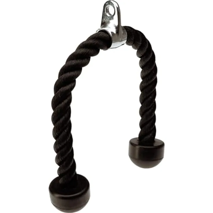 Sport-Thieme Trizepsseil "Double", Nylon-Material mit gummierten Endstücke, inkl. Drehgelenk