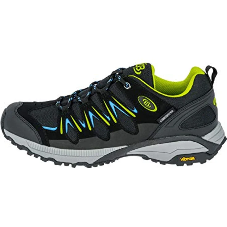 BRÜTTING Wanderschuh Outdoorschuh, Größe 43 EU, Schwarz, Obermaterial Mesh, Schnürer – Bild 2
