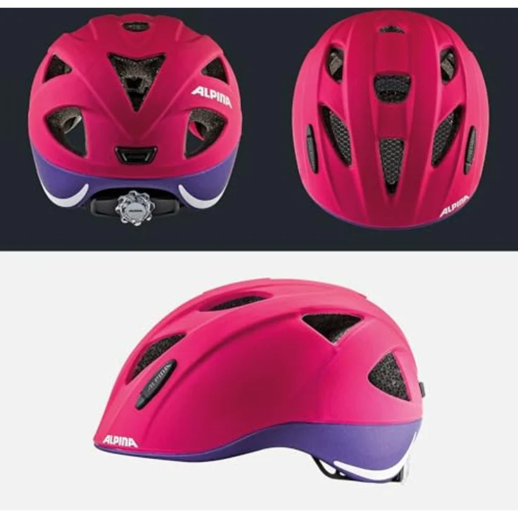 Alpina Kids Ximo Le Deeprose - Violet, Größe 49 - 54 cm - Fahrradhelm, Farbe Pink – Bild 5