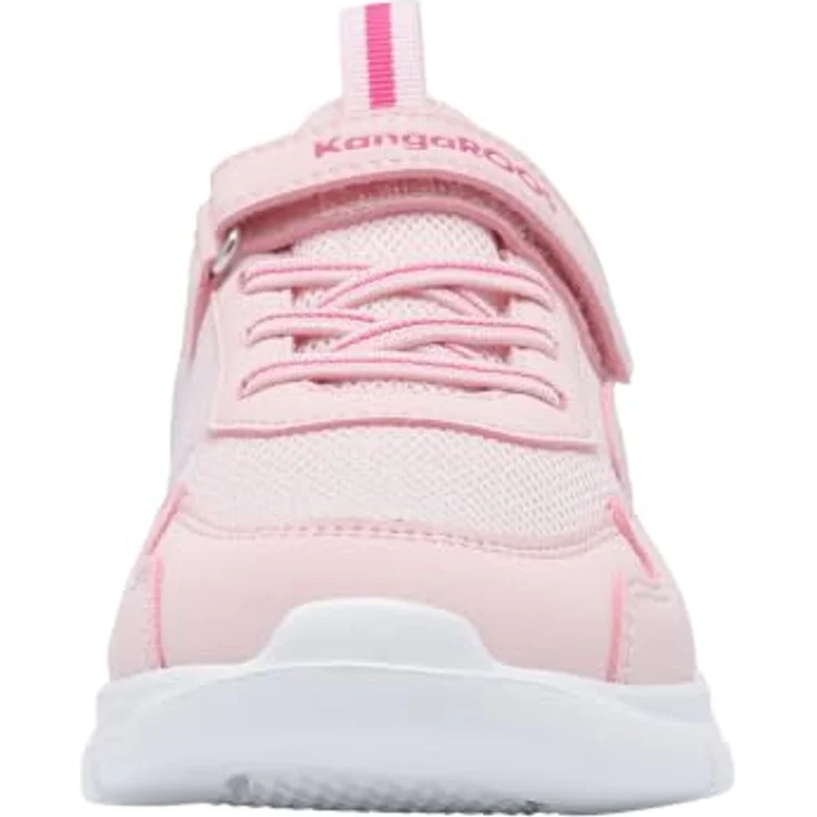 KangaRoos K-ETK Rooz EV Sportschuhe für Kinder, Laufschuhe, Größe 33 EU, Frost Pink/Daisy Pink, mit Klettverschluss und Gummi-/Synthetiksohle – Bild 4