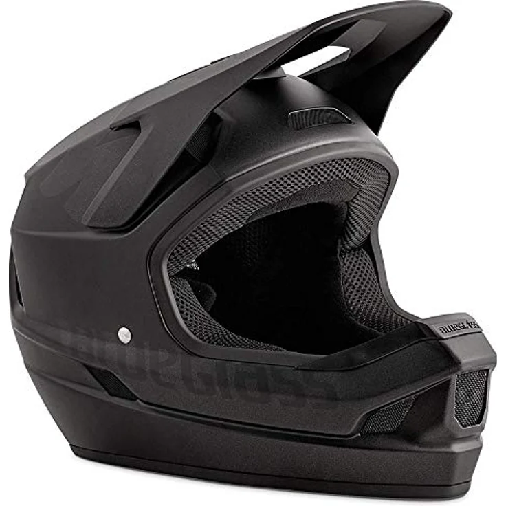 Bluegrass Legit Black Matt XL, Fullface Fahrradhelm mit Fiberglas-Außenschale, ASTM-zertifiziert, 1100 g, für Freeride/Downhill – Bild 1