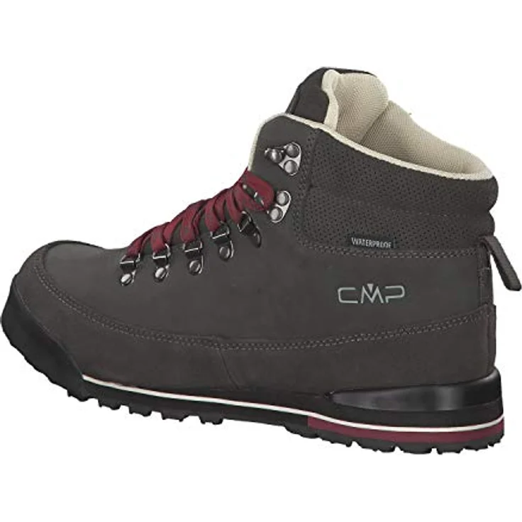 CMP Trekkingschuhe Heka Hikking Shoes Wp 3Q49557, wasserdicht, Farbe Arabica/Syrah – Bild 3