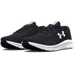 Under Armour UA Charged Pursuit 3, Damen Laufschuhe, Schwarz/Weiß, mit atmungsaktivem Mesh-Obermaterial und Charged Cushioning® für optimalen Komfort und Flexibilität, 38,5