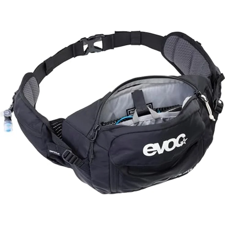 EVOC HIP PACK 3 mit HYDRATION BLADDER 1,5, Laufgürtel mit AIR FLOW CONTACT SYSTEM, Schwarz, Einheitsgröße – Bild 4