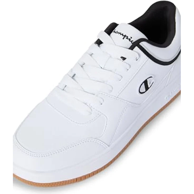 Champion RD 18 LOW Herren Sneaker, leichter Laufschuh mit klassischem Low-Cut-Design, weiß/schwarz – Bild 4