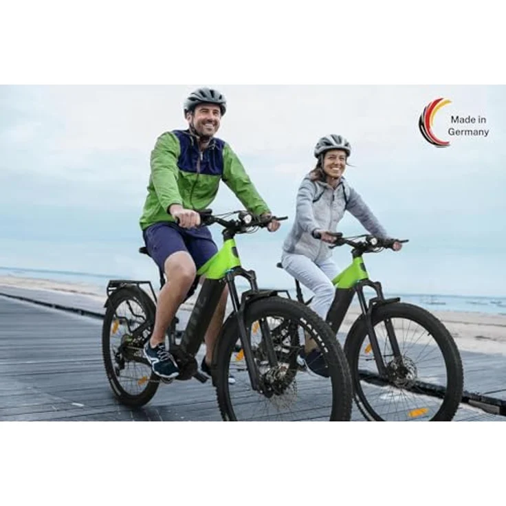 SachsenRAD E-SUV M5T Centro, E-Bike 29 Zoll mit Mittelmotor 110Nm, 12 Gang, bis 180 km Reichweite, Vorder- und Hinterfederung, Find My, Gepäckträger und Schutzblech – Bild 3