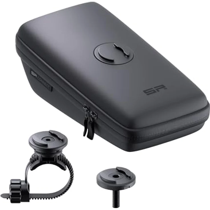 Sp Connect Velotasche, wetterfeste Lenkertasche mit doppelt Reißverschluss, kompatibel mit SP CONNECT Hüllen, schwarz – Bild 4