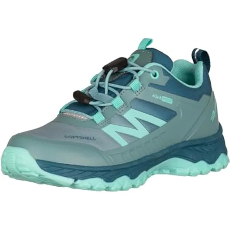 Trollkids Sirdal Wanderschuhe, wasserdichtes Softshell-Material, griffige Sohle, blau, EU 34 Kinder