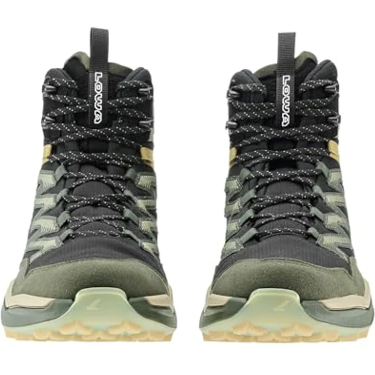 LOWA Maddox Pro GTX Mid Wanderschuhe, schwarz, Größe 47, Synthetik-Obermaterial, Schnürer – Bild 3