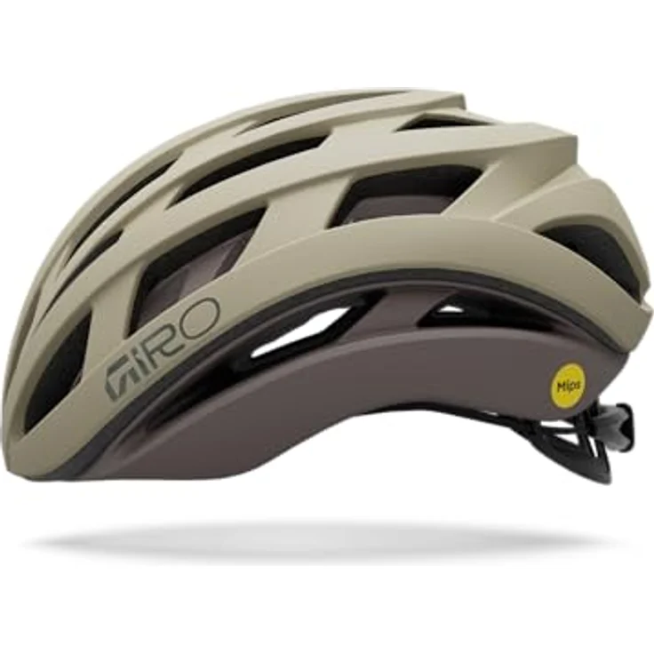 Giro Helios Sphärischer Helm, Matter Stein, Größe M, mit MIPS-Gehirnschutzsystem und fortschrittlicher Belüftungstechnologie – Bild 3