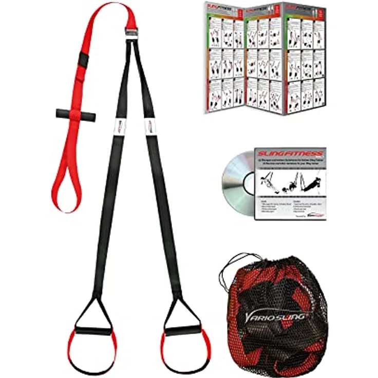 Variosling Sling Trainer Modell 2023 mit Schlingentrainer Türanker DVD und Übungsposter!
