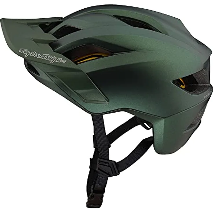 Troy Lee Designs Flowline Mips Downhillhelm, Halbschalen-MTB-Helm in Grün, Größe XS-S