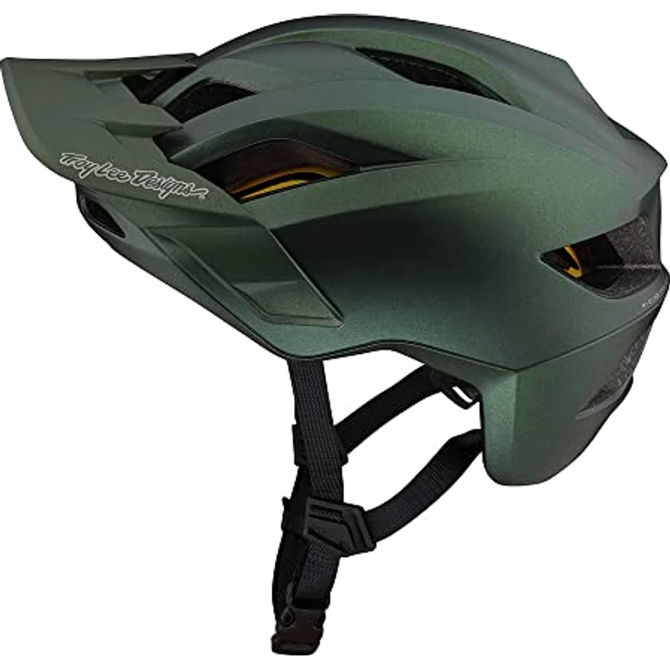 Troy Lee Designs Flowline Mips Downhillhelm, Halbschalen-MTB-Helm in Grün, Größe XS-S – Bild 1