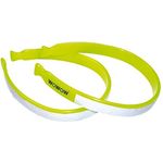 WOWOW Unisex-Adult Trouser Clips, Reflexionselemente aus 3M Hochglanzmaterial, gelb