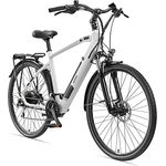 TELEFUNKEN E-Bike Herren Elektrofahrrad Alu 28 Zoll 24-Gang Shimano Acera Kettenschaltung mit Hinterrad-Motor 250W 11,6 Ah, 36V Akku, XC941 Expedition