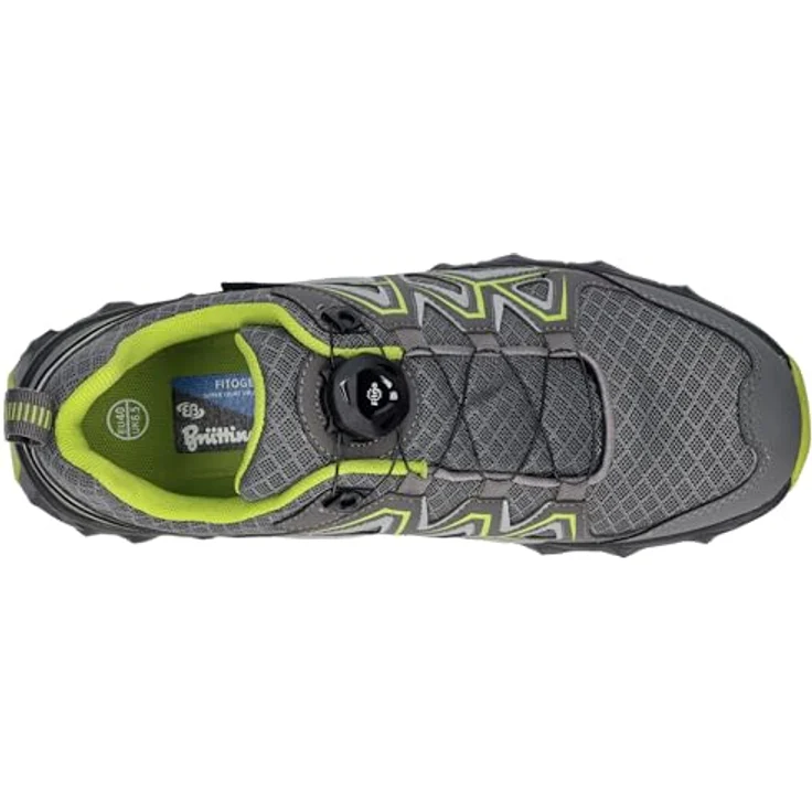 Brütting Power, Herren Wanderschuhe, wasserdicht mit hoher Traktion, Größe 45, Grau – Bild 5