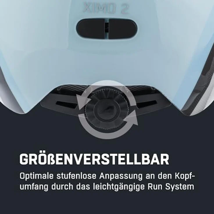 ALPINA Kinder-Helm Ximo 2, mountain monster gloss, mit höhenverstellbarem 360° Fitsystem und leichtem Inmold-Design – Bild 5