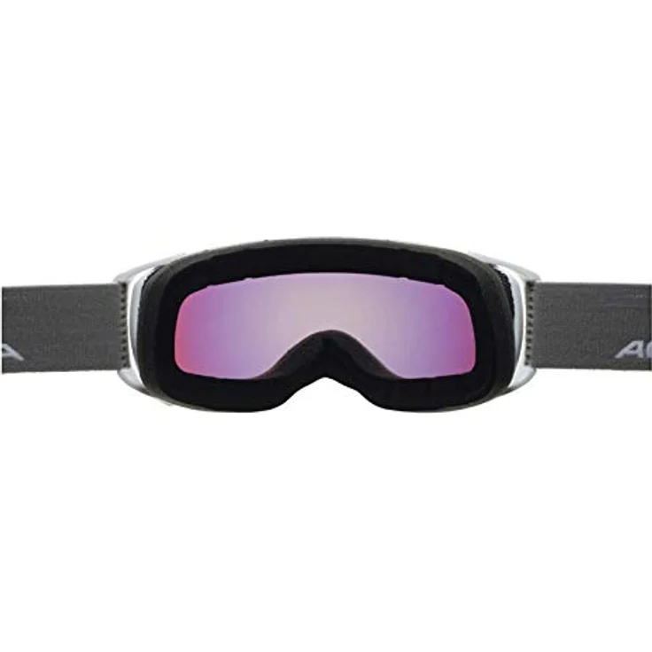 ALPINA A7245 Skibrille, Weiß, mit Quattroflex-Technologie für verbesserten Kontrast und 180° Sichtfeld – Bild 3