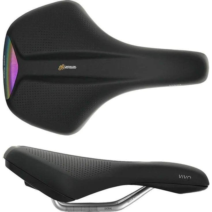 Selle Royal VIVO Athletic, Fahrradsattel mit Gel-Polster, unisex, 162 mm breit, 254 mm lang, synthetische Oberfläche, hergestellt in Italien