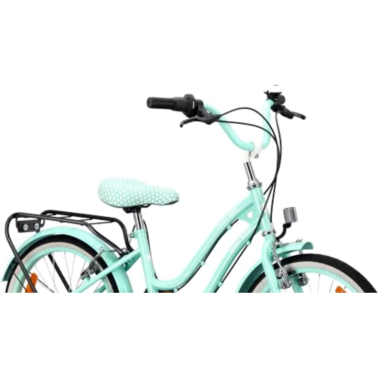 Sun Baby Heart Bike 20 Zoll Mädchenfahrrad, 6-Gang Shimano, Minze – Bild 2