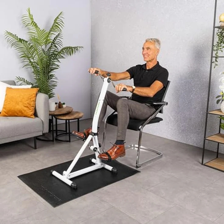 Tunturi Pedaltrainer, gleichzeitig für Arm und Bein, 2-in-1 Heimtrainer, Mini Bike, Verstellbarer Bewegungstrainer – Bild 5