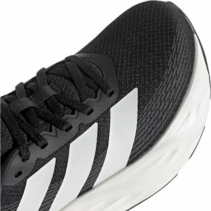 adidas Galaxy 8 Cloudfoam, Laufschuh mit leichter Dämpfung und atmungsaktivem Obermaterial, Weiß/Core Black/Cloud White/Grey Six – Bild 5