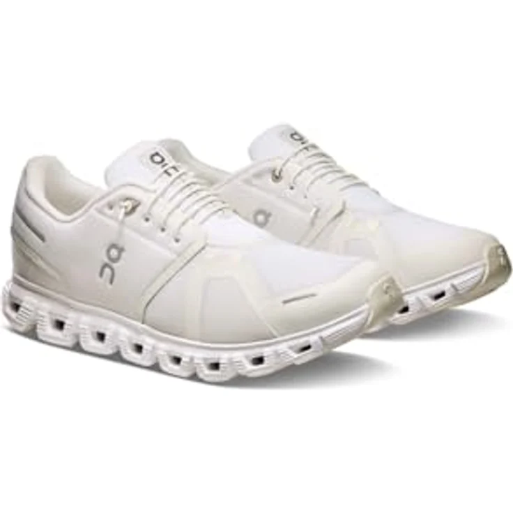 ON Running Cloud 6, Herren Sneakers, Laufschuhe mit CloudTec®-Dämpfung, minimalistisches Design in Weiß, Größe EU 44 US 10 – Bild 2