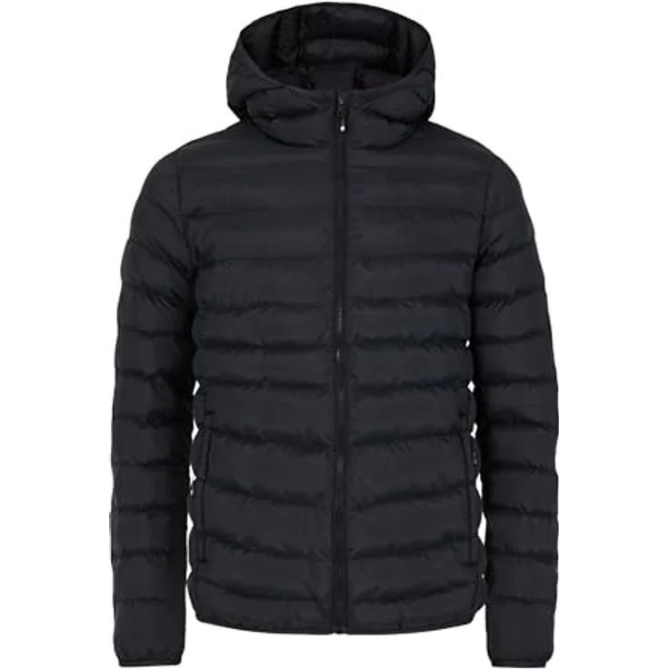 Protest Basso Puffer Jacke Herren, Skijacke aus Recyclingmaterial, einfarbig mit Kontrastreißverschluss, elastische Manschetten – Bild 1