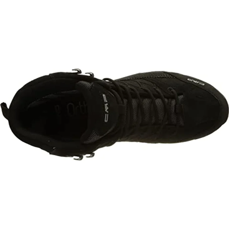 CMP RIGEL MID TREKKING SHOES WP, wasserdichte Wanderschuhe mit FullOn GRIP-Sohle und OrthoLite®-Dämpfung, schwarz – Bild 5