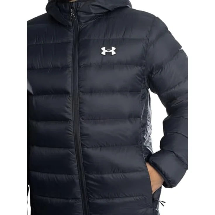 Under Armour Legend Daunenparka für Herren, wasserabweisend mit 600er Entendaunen-Isolierung, XL, schwarz – Bild 4