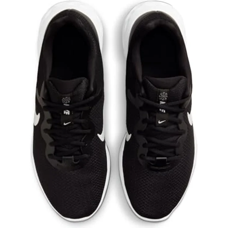 Nike Revolution 6 Running, Herren Laufschuhe, atmungsaktives Obermaterial, Gummisohle, Schwarz, Größe 41 – Bild 3