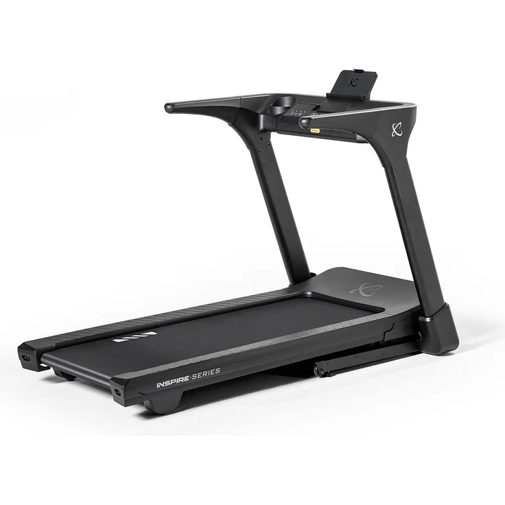 Inspire Fitness Inspire Series T4 Laufband - Klappbar, 3,0-PS-Brushless-Motor, Cloud Cushion Technology, Natural Stride Technology, LED-Konsole mit Tablet-Halterung, Bluetooth-Konnektivität
