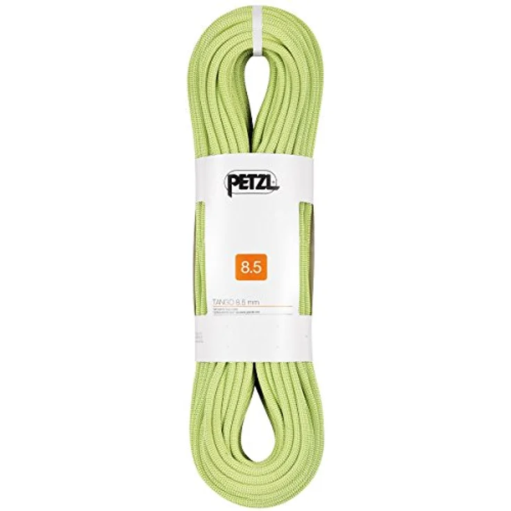 Petzl Tango Kletterseil, 50 m, für Mehrseillängenrouten, halb- und zwillingsseilfähig, hohe Mantelstärke und Flexibilität – Bild 1