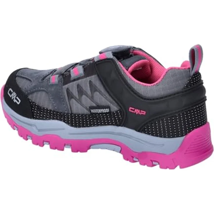 CMP KIDS KIRUNA FITGO TREKKING SHOES WP, wasserdichte Outdoorschuhe mit niedrigem Schaft und profilierten Gummisohlen – Bild 3