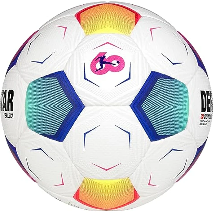 Derbystar Unisex – Erwachsene Bundesliga Brillant APS v23 Fußball, weiß, 5 – Bild 3