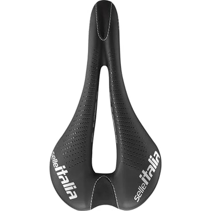 Selle Italia Max SLR Gel Superflow, Fahrradsattel für Road/Offroad, 280 g, Fibra-Tek, Schwarz, Größe L (W 145 x L 275 mm) – Bild 2