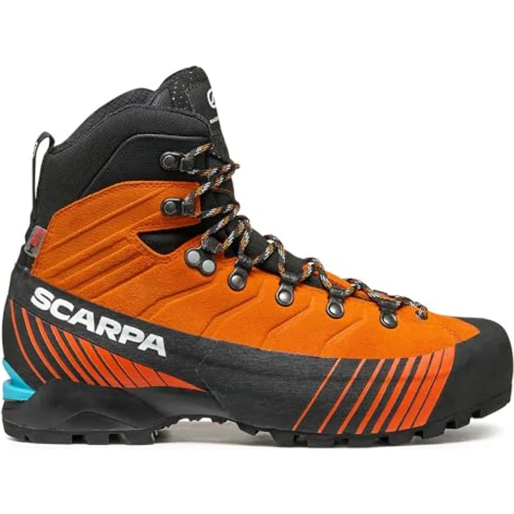 Scarpa Ribelle HD, Herren Wanderschuhe für alpine Herausforderungen, Vibram Sohle, semi-steigeisenfest, 44.5, Grün