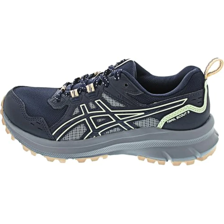 Asics Trail Scout 3 1012B516404, Laufschuhe für Trailrunning mit optimalem Grip, Größe 37, midnight-whisper green – Bild 1