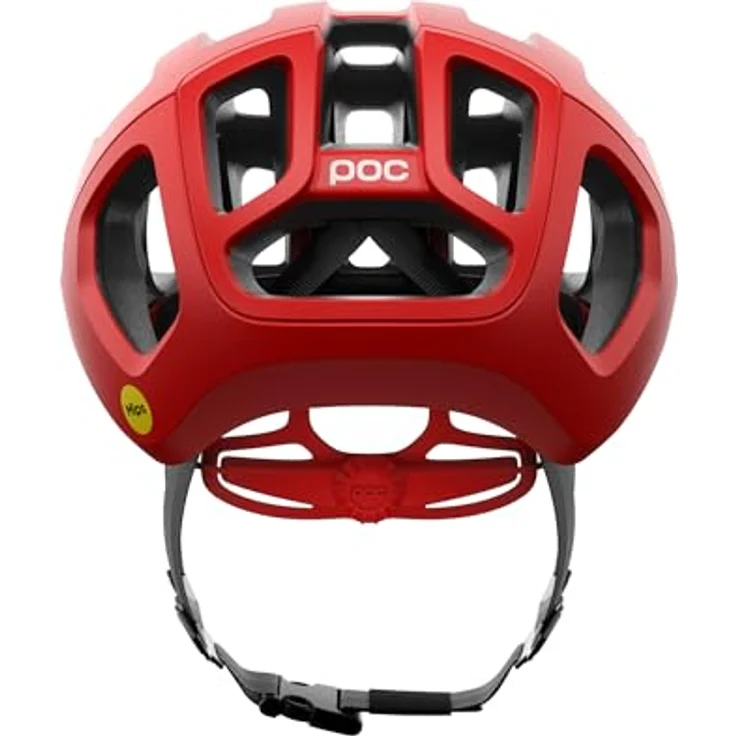 POC VENTRAL AIR MIPS, Fahrradhelm mit optimaler Belüftung und aerodynamischem Design, Rot (56–61 cm) – Bild 4