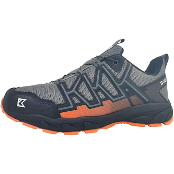 Kastinger Samakaan, Herren Outdoorschuh in Grau/Schwarz, wasserdicht, robust mit Gummi Laufsohle und regulierbarer Gummischnürung – Bild 1