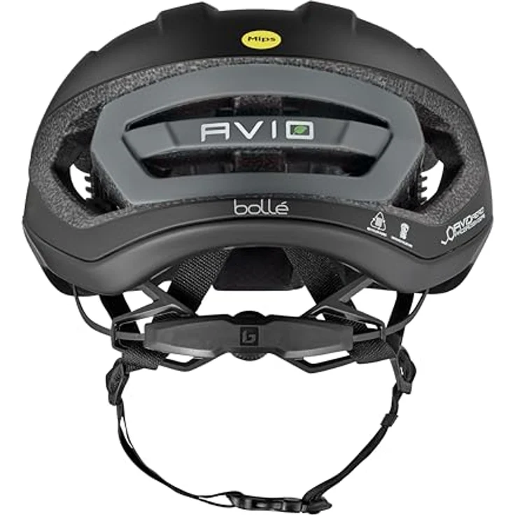 BOLLÉ Eco Avio MIPS Rennradhelm, ultraleicht, Schwarz, mit recycelten Materialien und optimierter Aerodynamik – Bild 2