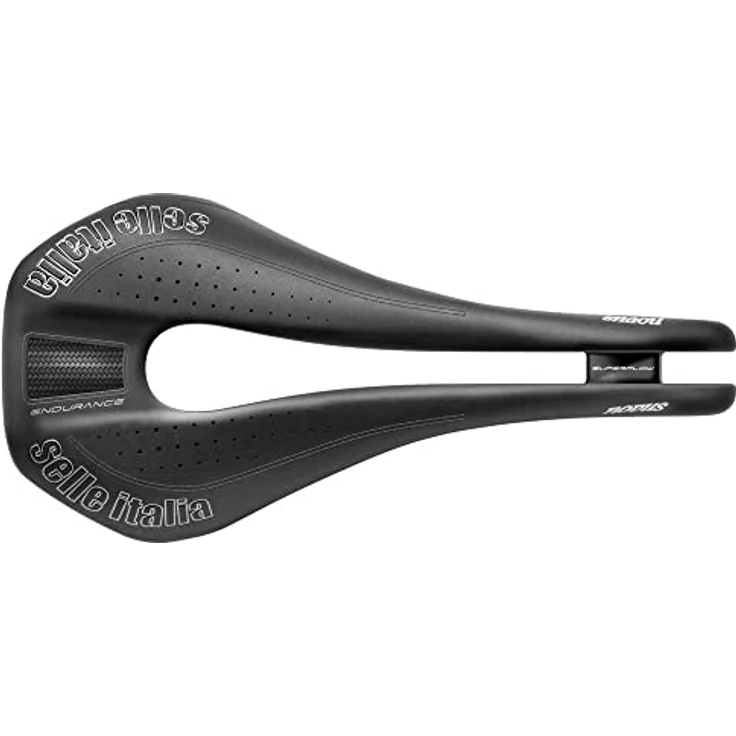 Selle Italia NOVUS Boost EVO Endurance TM Superflow Sattel – L3, Schwarz, Gewellte Form für mehr Stabilität, Superflow-Zentralausschnitt zur Druckentlastung – Bild 1