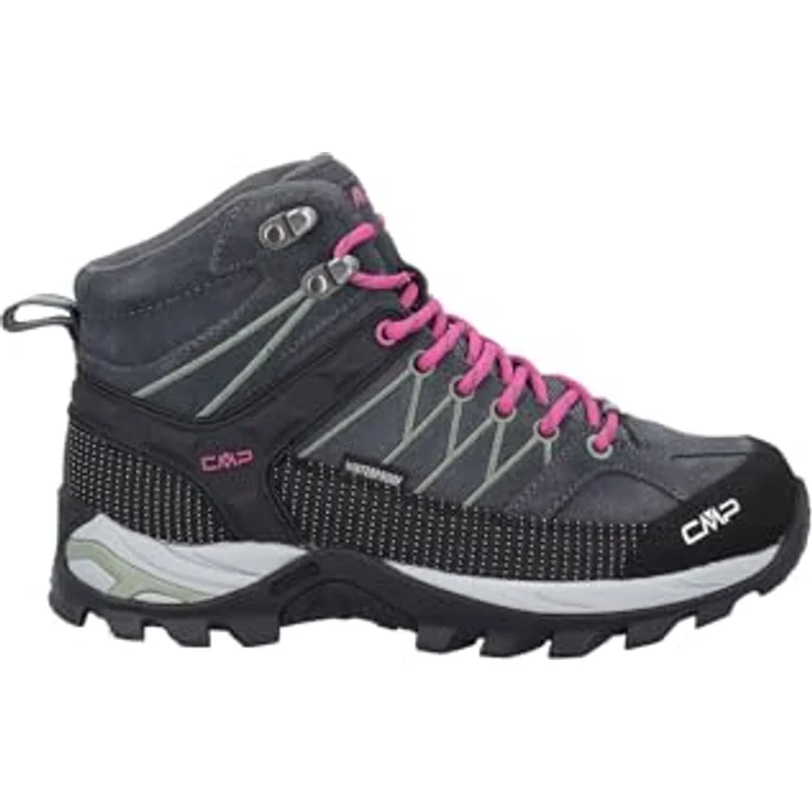 CMP Rigel MID 3Q12946 Damen Trekking Schuhe, wasserfest mit FullOn GRIP Sohle, Leder-Obermaterial, schwarz – Bild 2