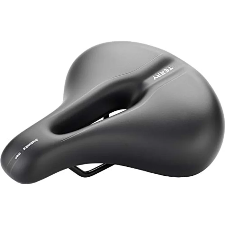 Terry Anatomica, Fahrradsattel mit 3-Zonen-Komfortprinzip, 220 mm breit, für City/Commuting, schwarz – Bild 1