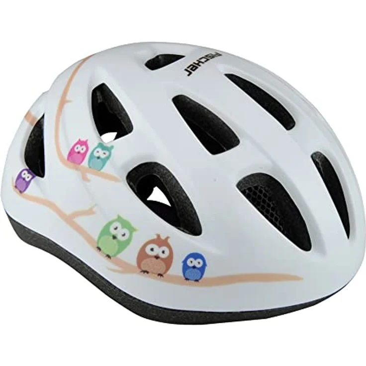Fischer Fahrradhelm Eule XS/S weiß – Bild 2