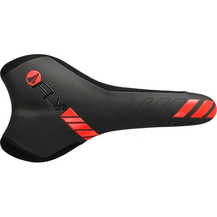 SDG I-Fly 2.0 I-Beam Velosattel, Schwarz/Orange, komfortabel und leicht, 0,2 kg